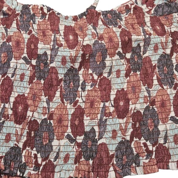 Wilfred Floral Cropped Sleeveless Blouse szL - Picture 4 of 10